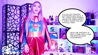 Sexy Supergirl Rides A Big Dildo For Her Fan - Sabrina Carpenter Real Fake ⭐ WPOP ALLPOP