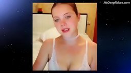 Sweet Georgie Henley on Webcam