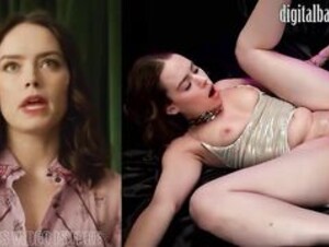 Daisy Ridley Deepfake Split Screen Sex