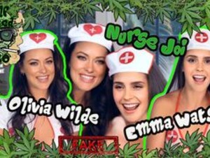 Olivia Wilde & Emma Watson - Nurse Joi | FAKE